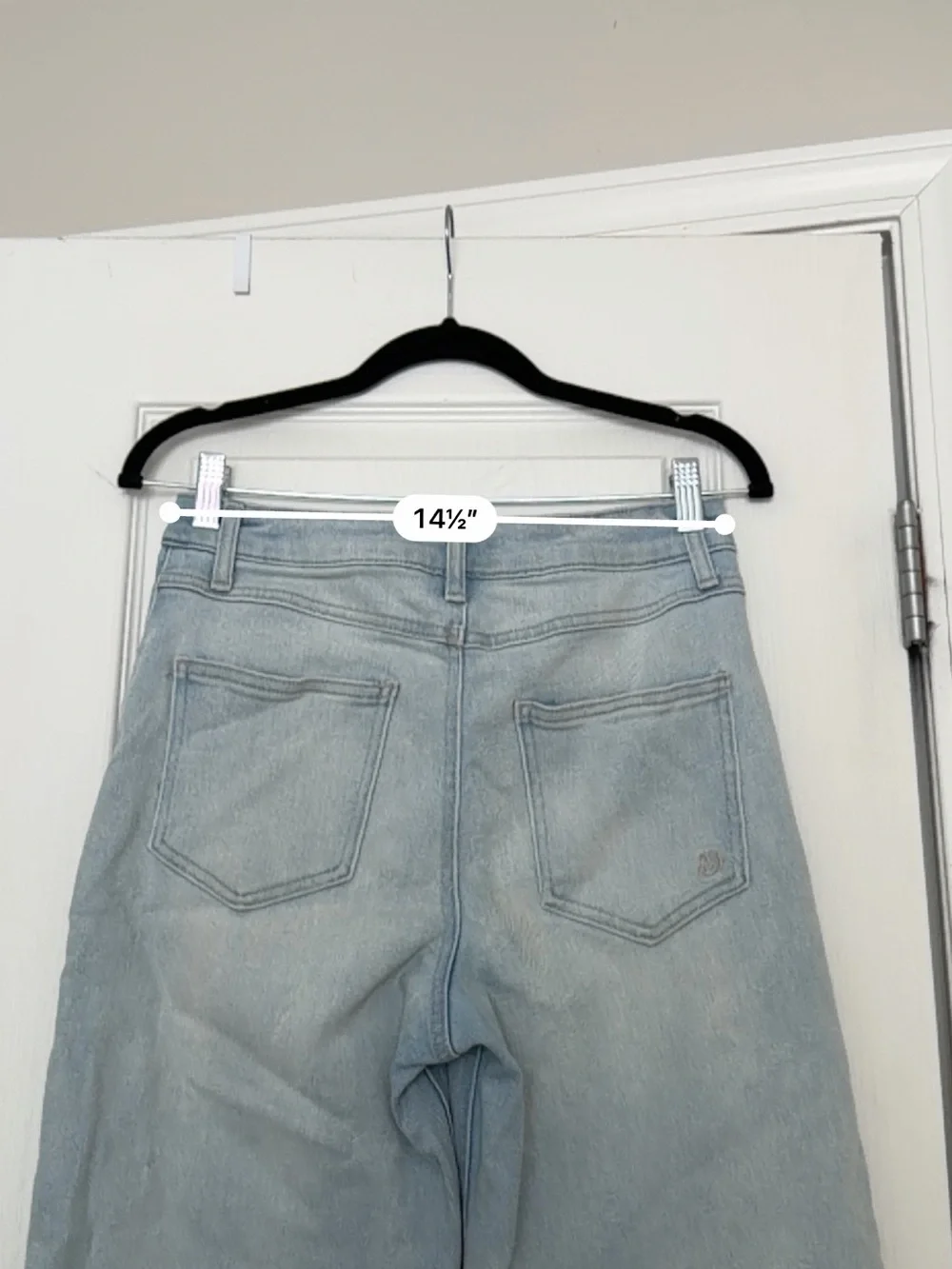 Indigo Rein light wash wide leg jeans size 9/28